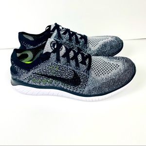 Women’s Nike Free RN Flyknit 2018 White Black